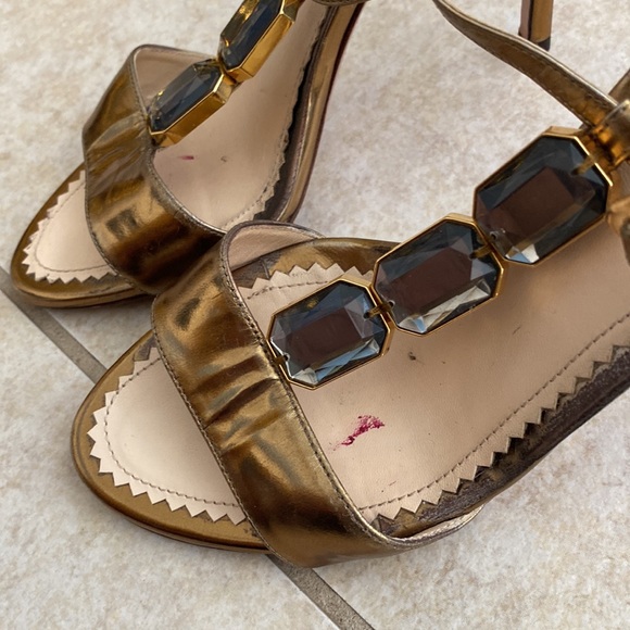 Prada Milano Italy shoes heels gem - Picture 6 of 10